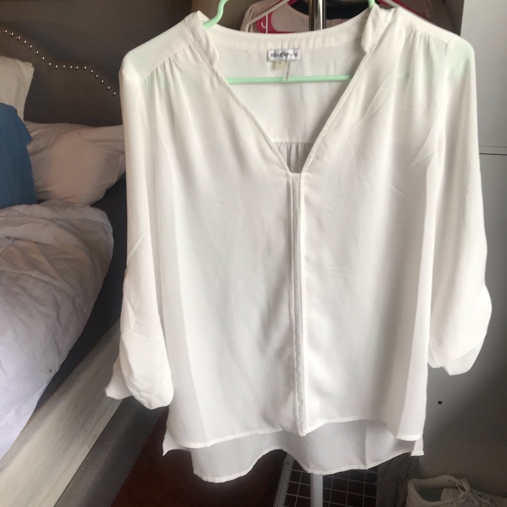 Sheer blouse!